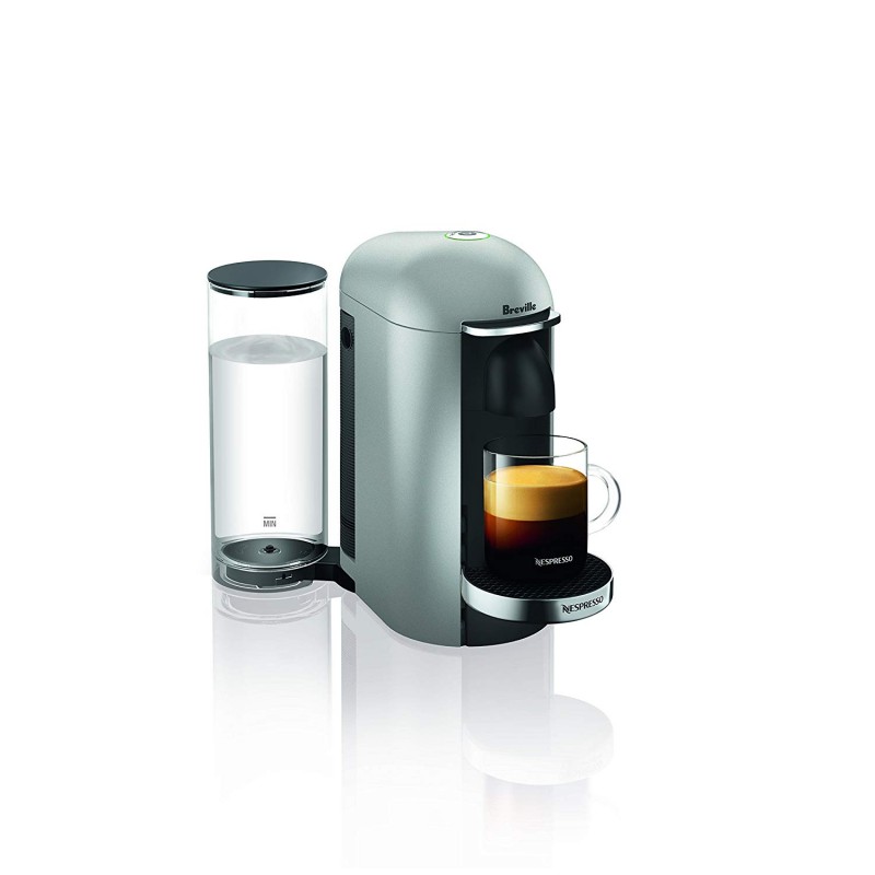 Nespresso VertuoPlus Deluxe Coffee and Espresso Maker, Silver 