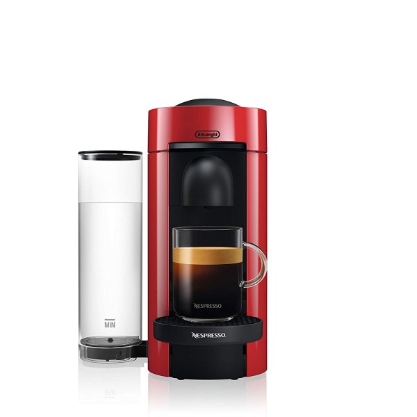 Nespresso VertuoPlus Coffee and Espresso Maker, Red 