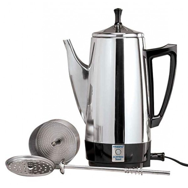 Presto 02811 12 Cup Stainless Steel Coffee Maker 