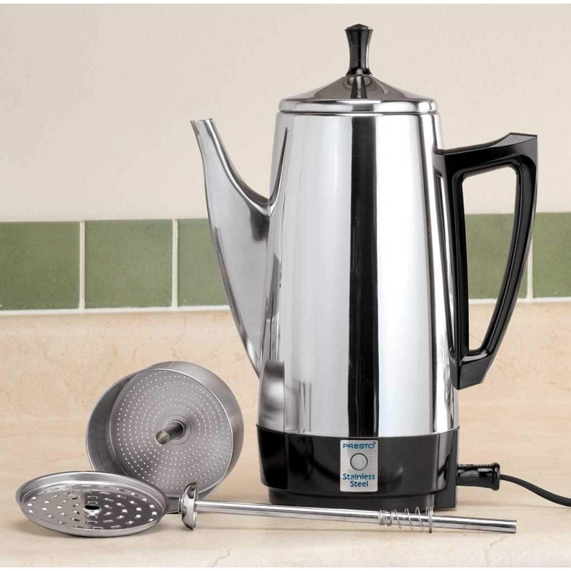 Presto 02811 12 Cup Stainless Steel Coffee Maker 