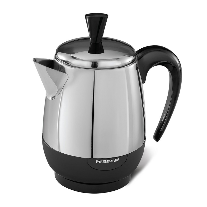 2-4-Cup Percolator, Stainless Steel, FCP240 