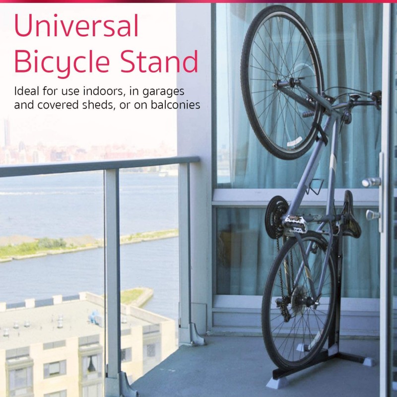 Portable and Stationary Bicycle Rack with Adjustable Height