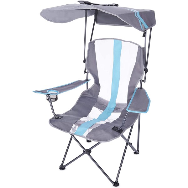 Gray Original Canopy Chair, 37" x 24" x 58"