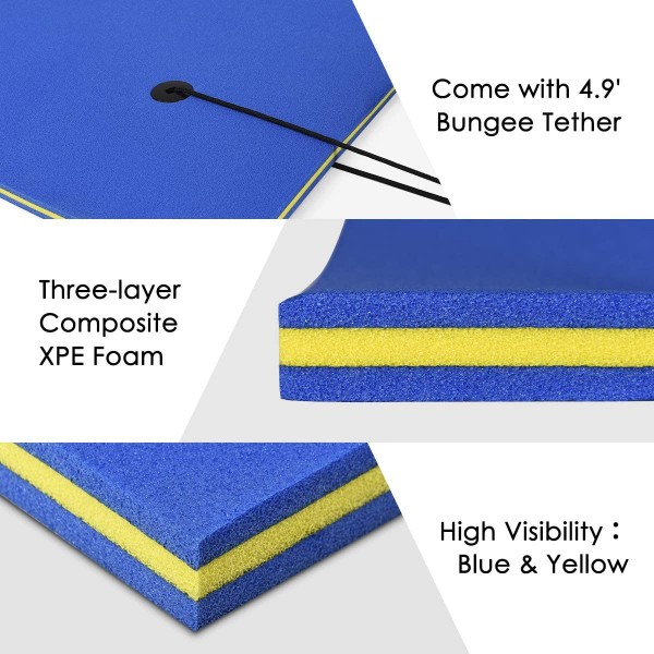 Floating Water Pad with Tear-Resistant XPE Foam