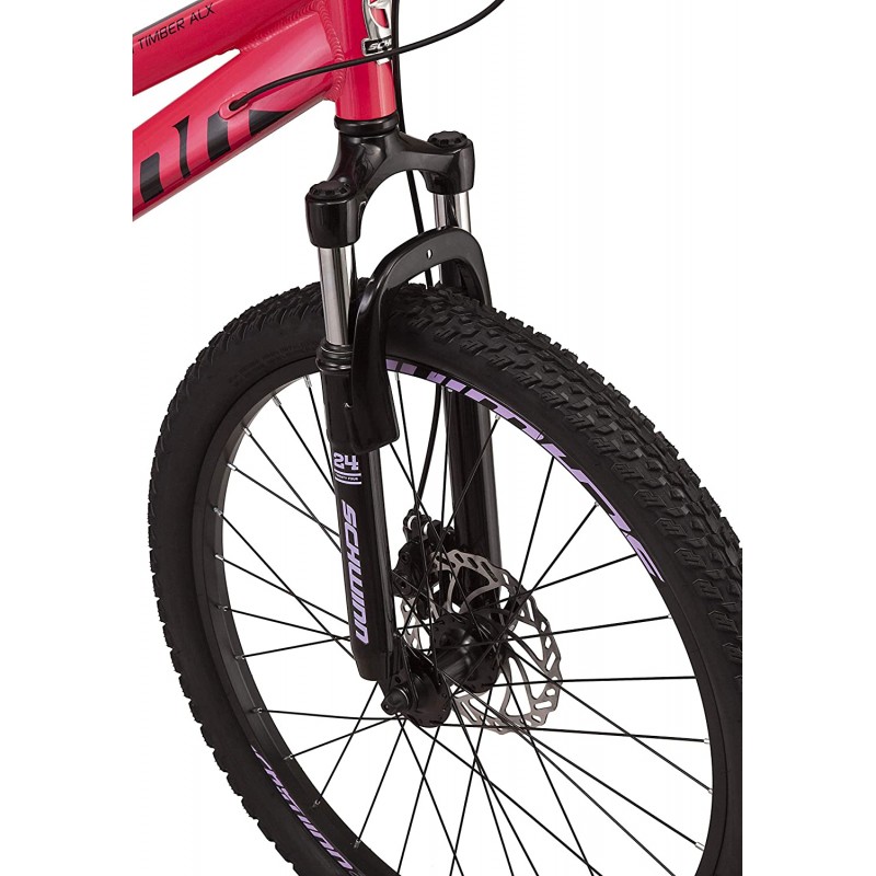 24-Inch 21-Speed Mountain Bike with Aluminum Frame and Disc Brakes