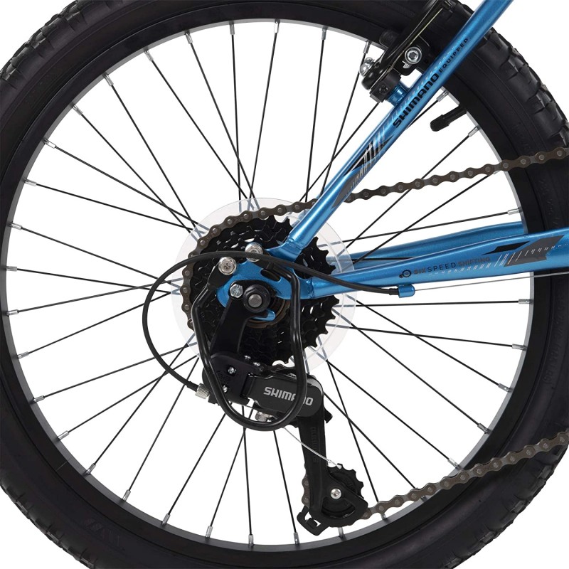 20-Inch 6-Speed Kids Hardtail Mountain Bike