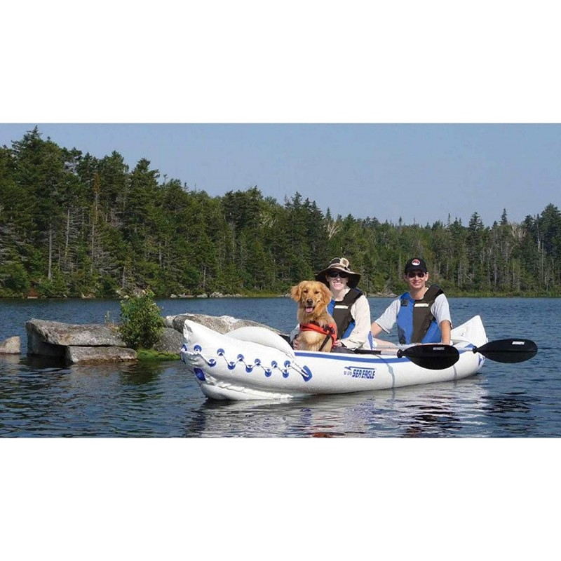 Inflatable Portable Sport Kayak, Canoe Boat with Paddles