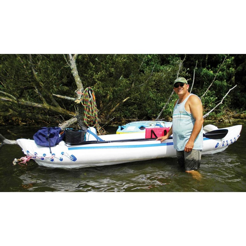 Inflatable Portable Sport Kayak, Canoe Boat with Paddles