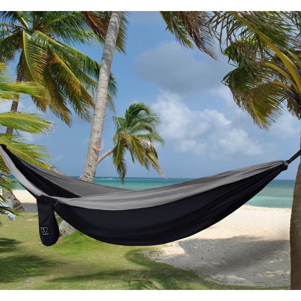 Extra Large Double Parachute Hammock with 2 Tree Straps 