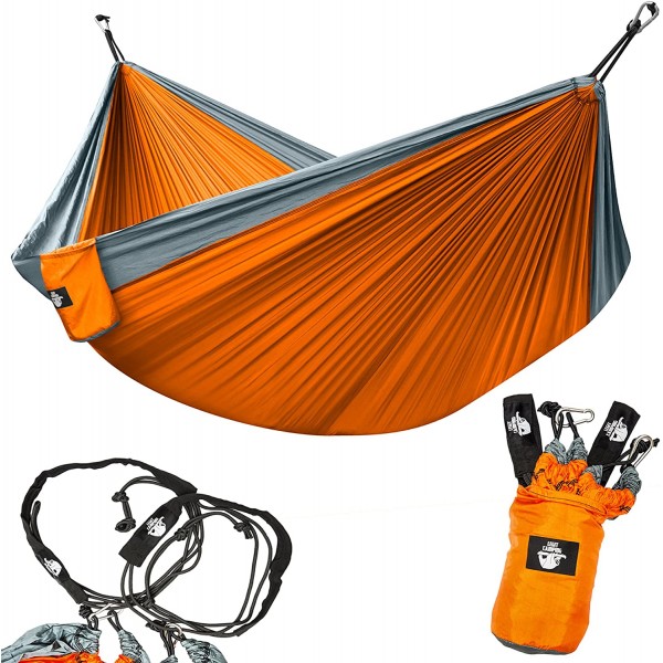 Lightweight  Portable Double Hammock with 400-pound Capacity