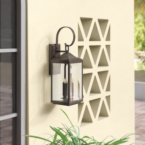 Three-Light Outdoor Wall Lantern