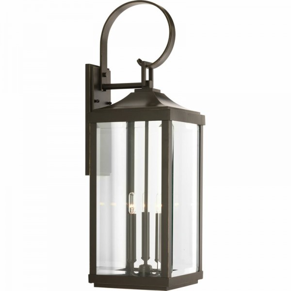 Three-Light Outdoor Wall Lantern