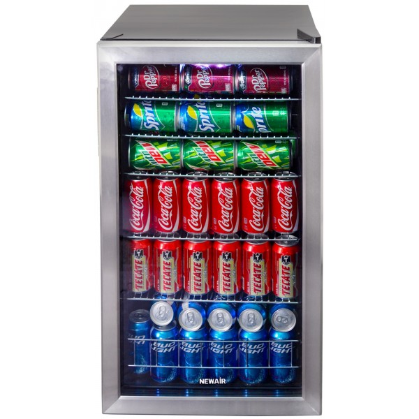 New Stainless Steel Freestanding Beverage Center