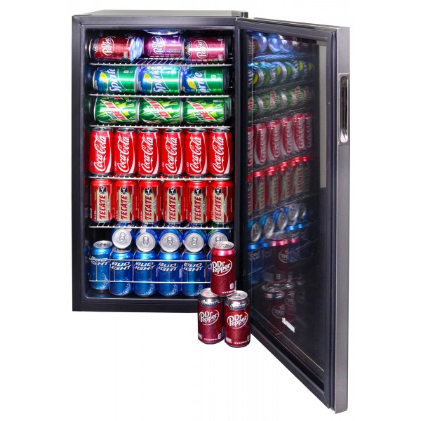 New Stainless Steel Freestanding Beverage Center