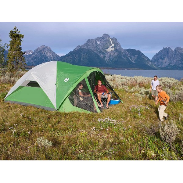 Green Dome Tent with Screen Room (8 Person)