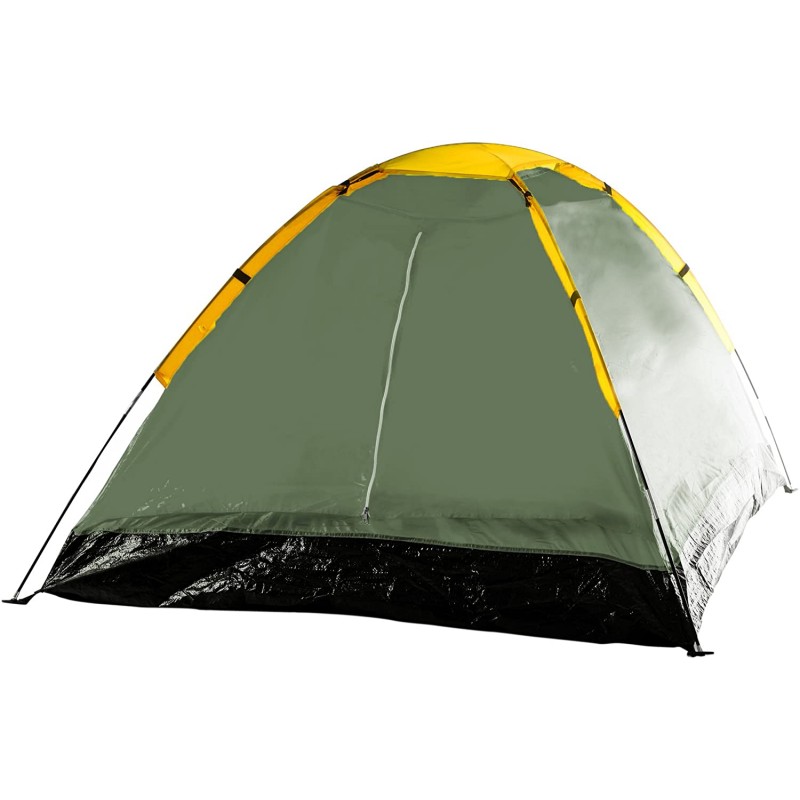 2-Person Dome Tent with Rain Fly and Carry Bag(Green) 