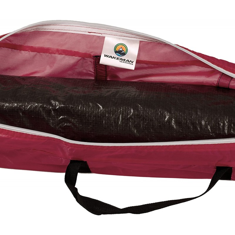 2-Person Dome Tent with Rain Fly and Carry Bag(Red) 