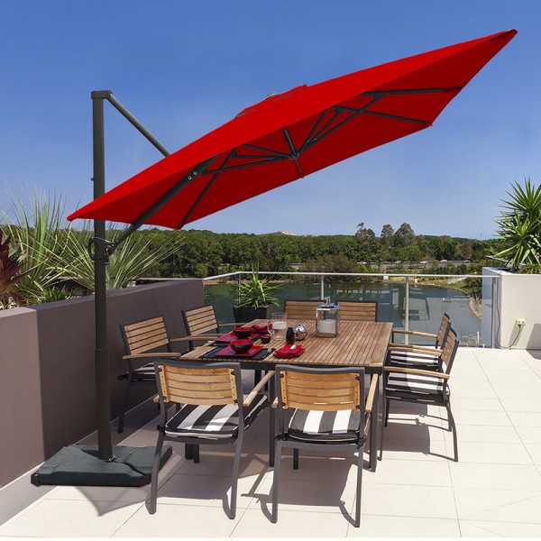 8' x 10' Rectangular Cantilever Umbrella