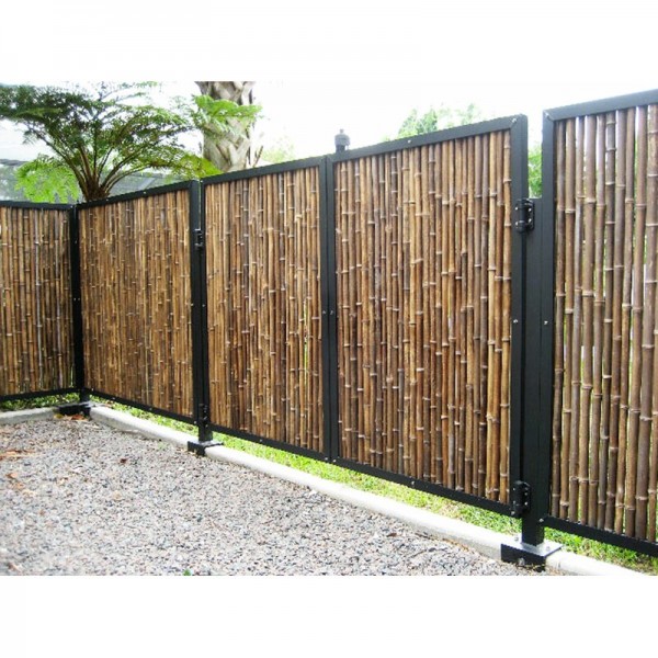 Rolled Bamboo Fencing