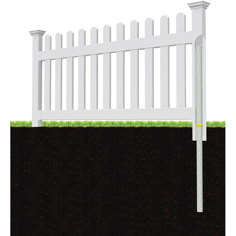 Outdoor Products ZP19002 Fence Newport, 36" H x 72" W, White