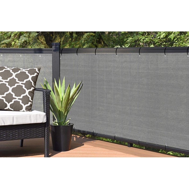 Home Elegant Privacy Screen for Backyard Fence, Pool, Deck, Patio, Balcony, Outdoor Paneling and Outdoor Screening- Include Zip Ties (3 x 16 FT)