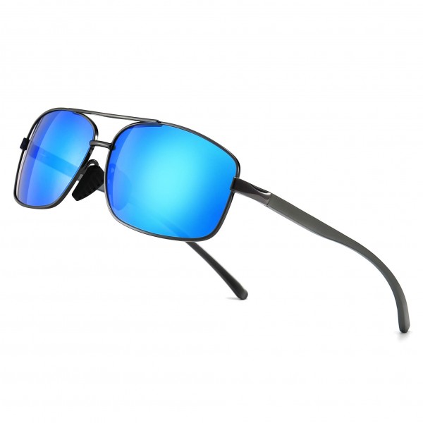 Ultra Lightweight Rectangular Polarized Sunglasses