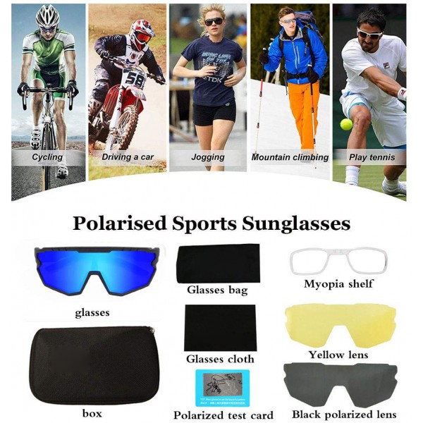 Sports Sunglasses ,Protection Cycling Glasses Polarized UV400