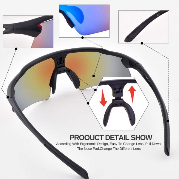 Unbreakable Frame Polarized Anti-UV400 Sports Sunglasses