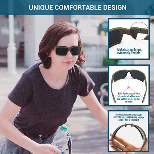 Sports Polarized Sunglasses for Men and Women 