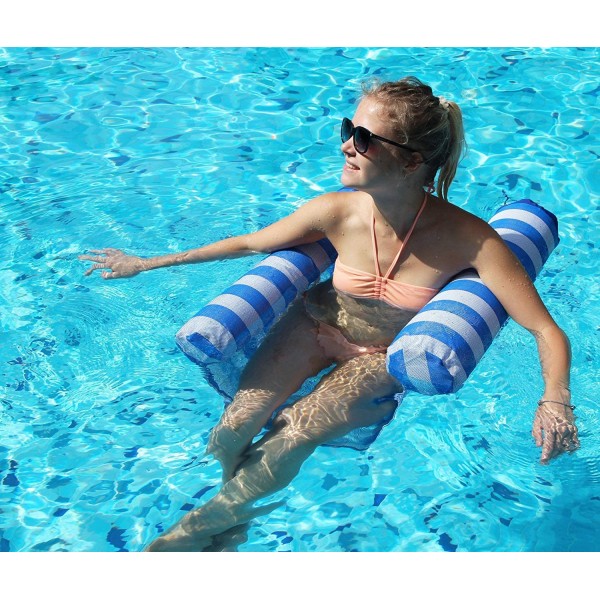 Premium Swimming Pool Float Hammock, Multi-Purpose Inflatable Hammock, Water Hammock Lounge (2 Pack)