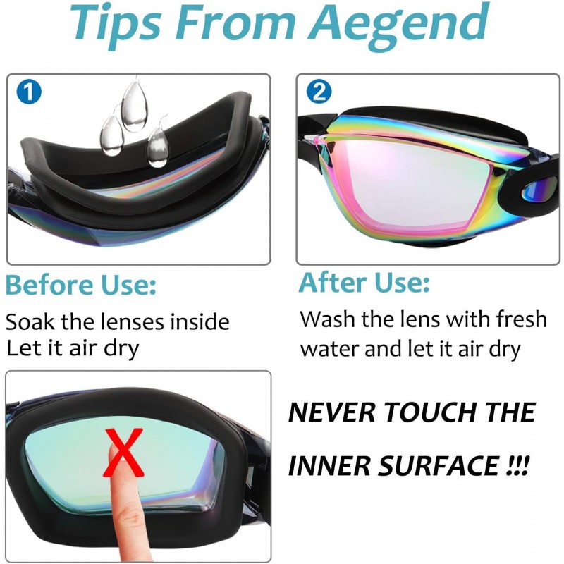 Triathlon Swim Goggles with Free Protection Case