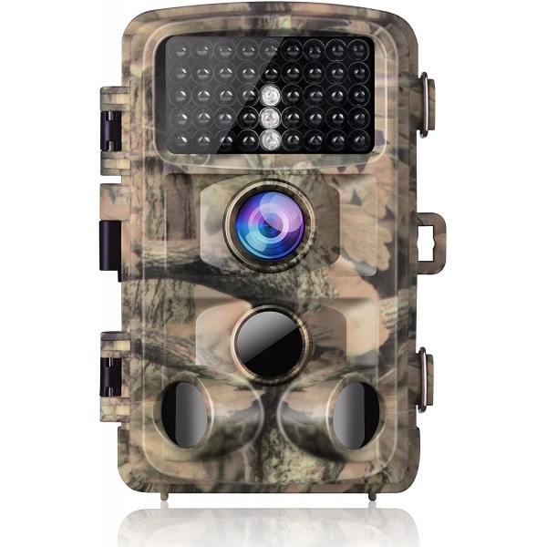 Waterproof 16MP 1080P Game Hunting Scouting Cam with 3 Infrared Sensors for Wildlife Monitoring 