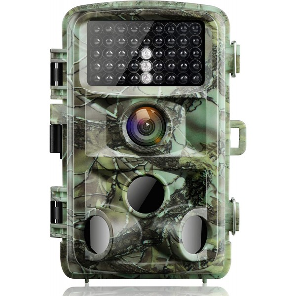 Waterproof 16MP 1080P Game Hunting Scouting Cam with 3 Infrared Sensors for Wildlife Monitoring 