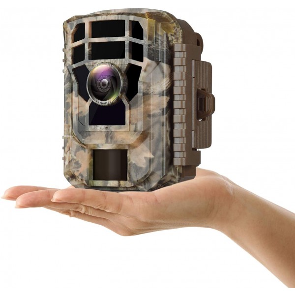 Waterproof Wildlife Scouting Hunting Cam with 120° Wide Angle Lens and Night Vision